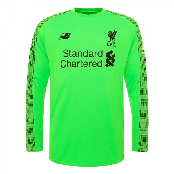 Camiseta Liverpool Segunda equipación ML Portero 2018-2019 Verde